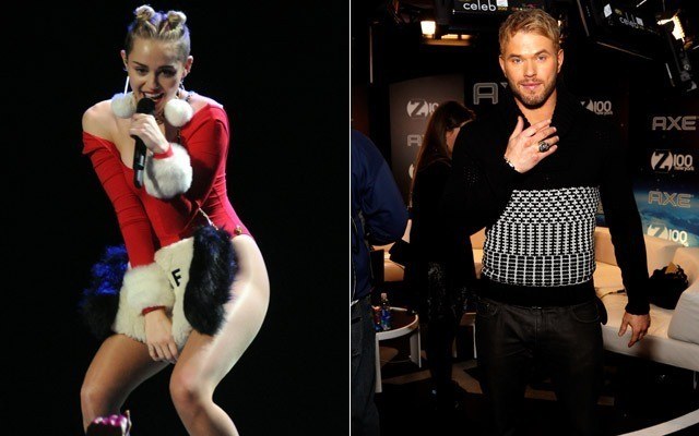 Miley Cyrus passa a noite com ator Kellan Lutz, de "Crepúsculo"