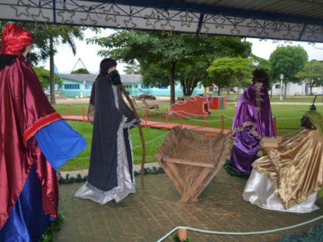 Nem Jesus escapa: boneco de presépio é roubado dentro de manjedoura em Vilhena