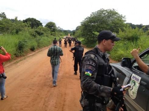 Policial vilhenense fala por telefone com o FOLHA sobre a situação em Campo Novo