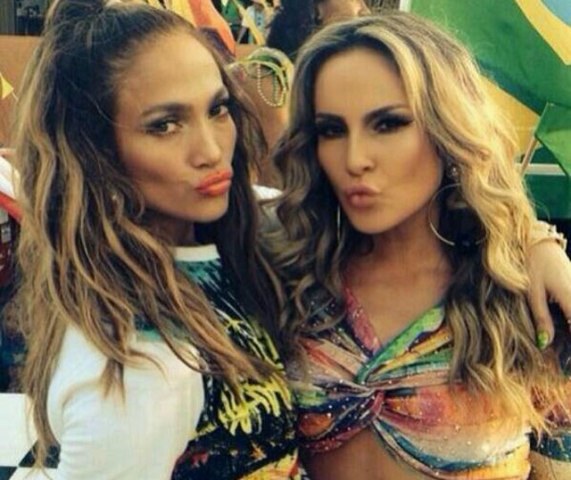 Em Miami,Jennifer Lopez, Claudia Leitte e Pitbull gravam clipe de música da Copa