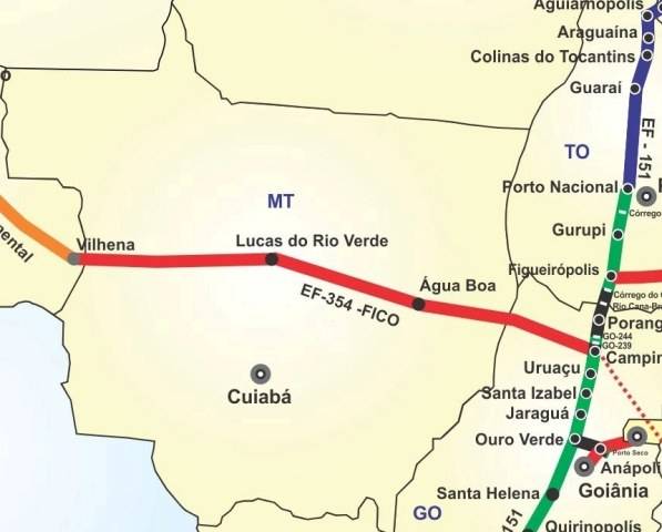 TCU libera edital para construção de ferrovia que chegará até Vilhena