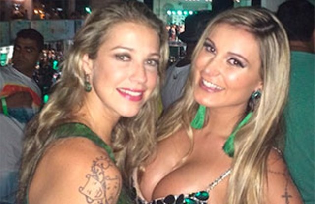 Milagre de Carnaval: Andressa Urach e Luana Piovani viram amiguinhas
