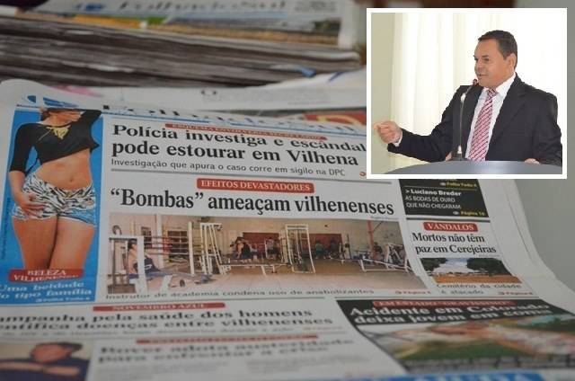 Vilhena: lei inspirada em reportagem da FOLHA DO SUL é aprovada por vereadores