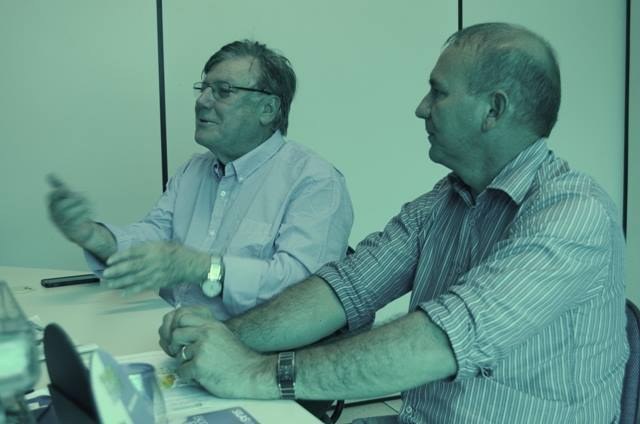Amir Lando e Ezequiel Neiva visitam FOLHA DO SUL ON LINE e anunciam aliança