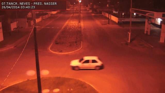 Vilhena: câmeras da PM filmam carro usado em atentado a tiros contra empresa