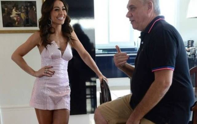 Marcelo Rezende critica roupa curta de Sabrina Sato