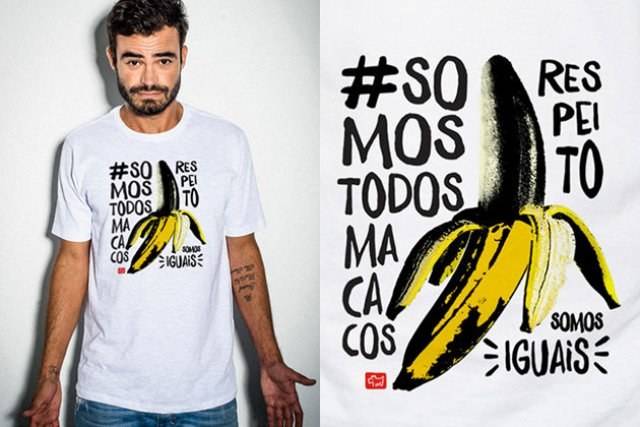 Luciano Huck é criticado por vender camiseta com a campanha #somostodosmacacos