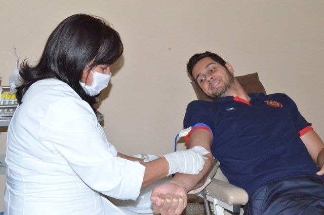 Cidadania: atletas do Vilhena Esporte Clube doam sangue