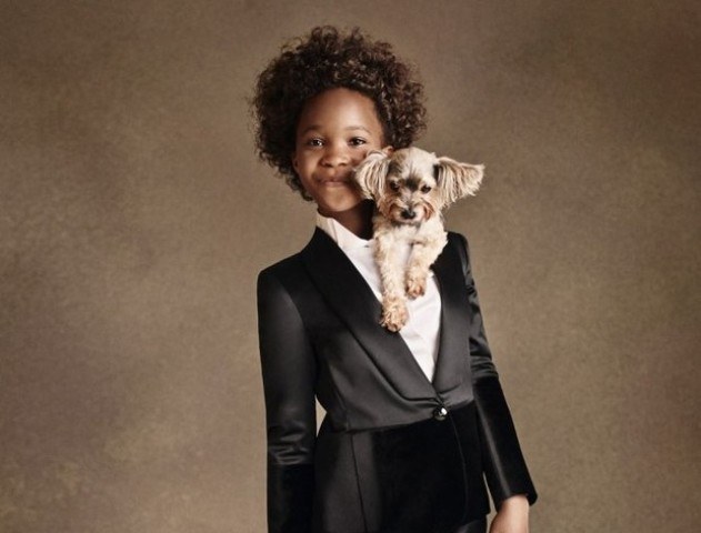 Atriz mirim Quvenzhané Wallis é nova garota-propaganda da Armani