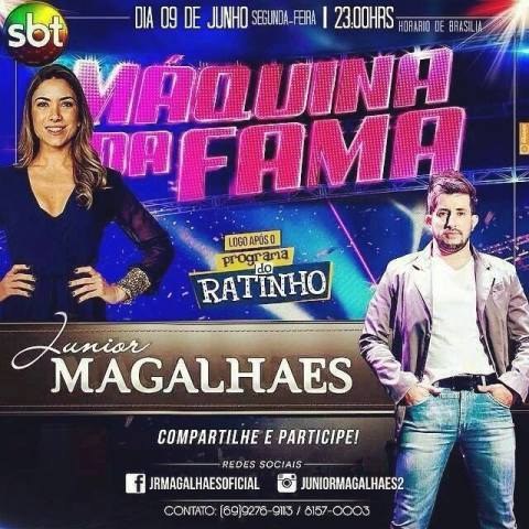 Cantor sertanejo de Colorado do Oeste se apresenta hoje em programa do SBT