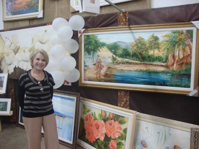 Expovil: Artista plástica vilhenense mostra obras na Fenevile