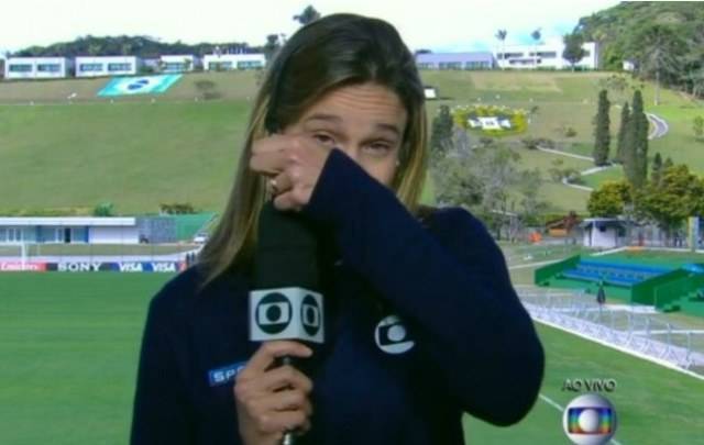 Após derrota do Brasil, Fernanda Gentil chora ao vivo: "Foi muito difícil"