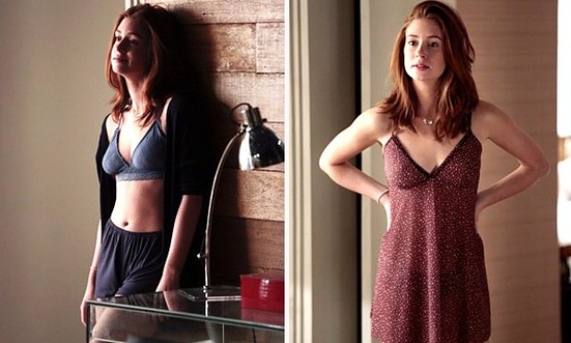 Marina Ruy Barbosa grava cenas de "Império" só de lingerie
