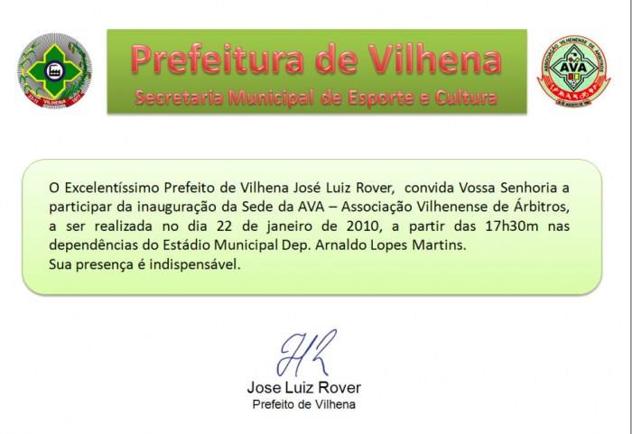 Esporte | PREFEITURA INAUGURA  SEDE DA ASSOCIAÇÃO DOS ÁRBITROS