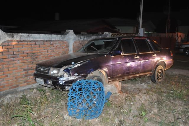 Vilhena: jovem embriagado provoca acidente e é denunciado pela ex-namorada