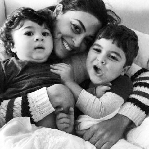 Juliana Paes posa com os filhos: "Ai, como é difícil sair para trabalhar"