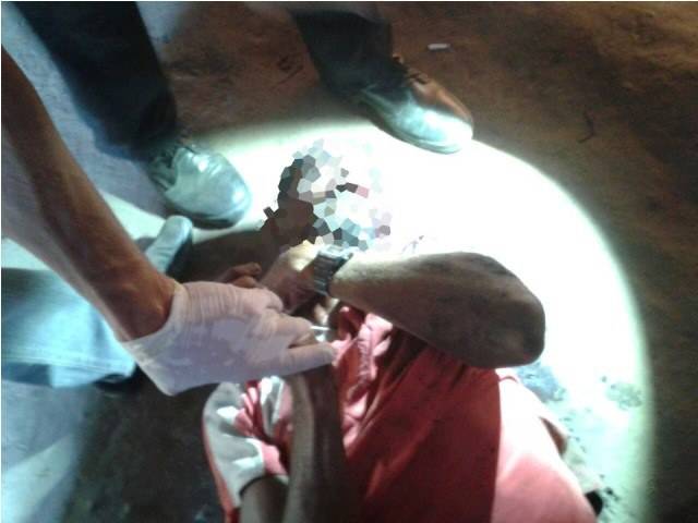 Fotos chocantes: irmãos matam trabalhador e estupram mulher na frente do filho