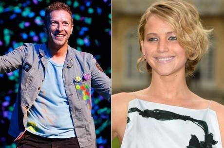 Jennifer Lawrence estaria saindo com Chris Martin, vocalista da banda Coldplay