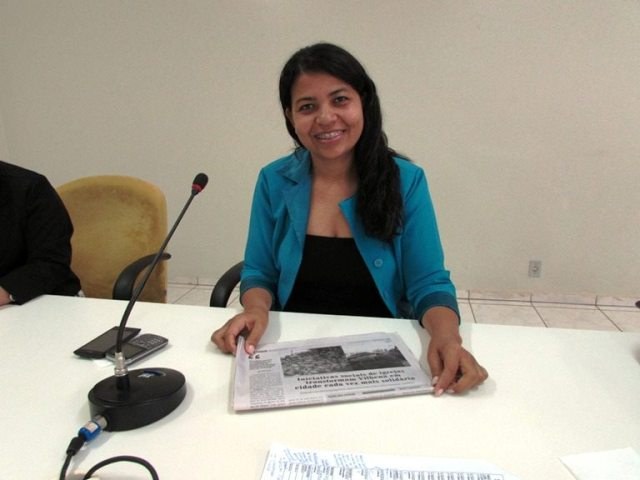 Vereadora elogia cobertura da imprensa às ações sociais de entidades em Vilhena