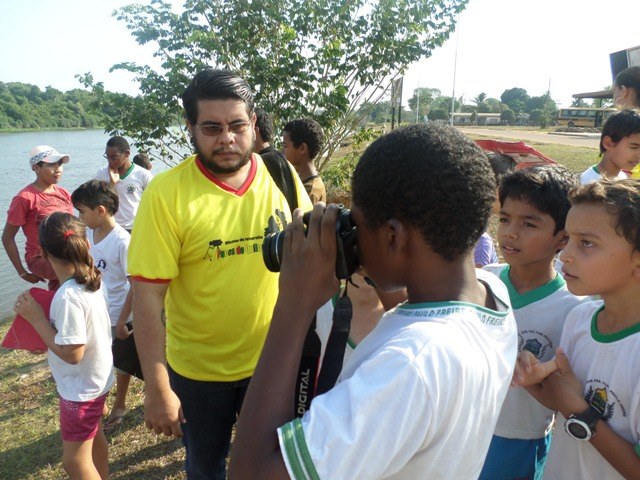 Estudantes da cidade de Pimenteiras aprendem a fotografar em oficina gratuita