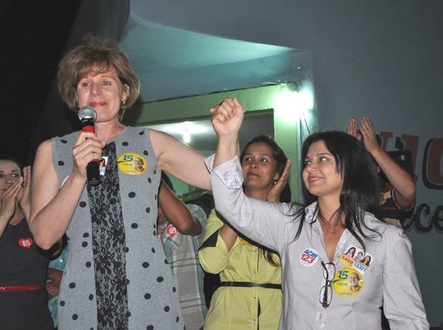 Esposa de Natan vem a Vilhena para apoiar candidaturas de Raquel e Rosângela