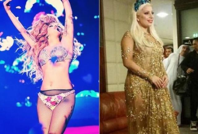Fotos de show mostram Lady Gaga com quilinhos a mais e fãs suspeitam de gravidez
