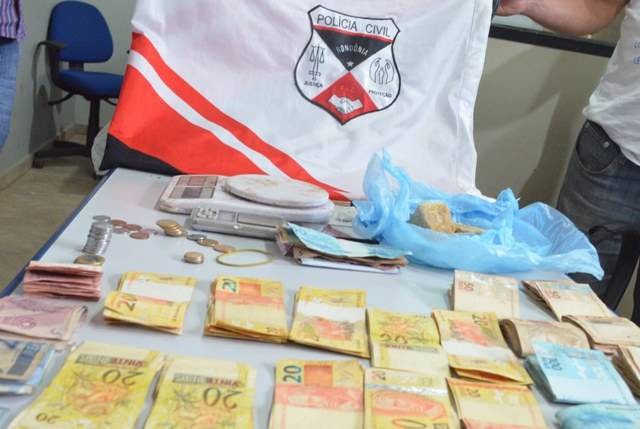 Polícia Civil prende servente de pedreiro com pasta base de cocaína em Vilhena 