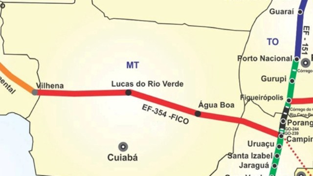 Dado o primeiro passo para ferrovia que vai ligar Vilhena ao resto do país
