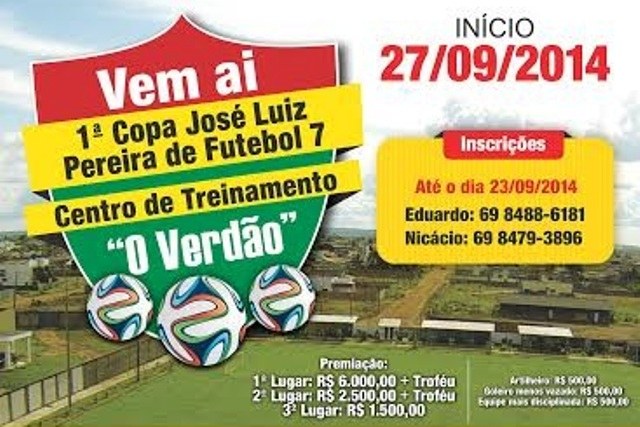 Competição que dará ao campeão R$ 6 mil, começa neste sábado no CT Verdão