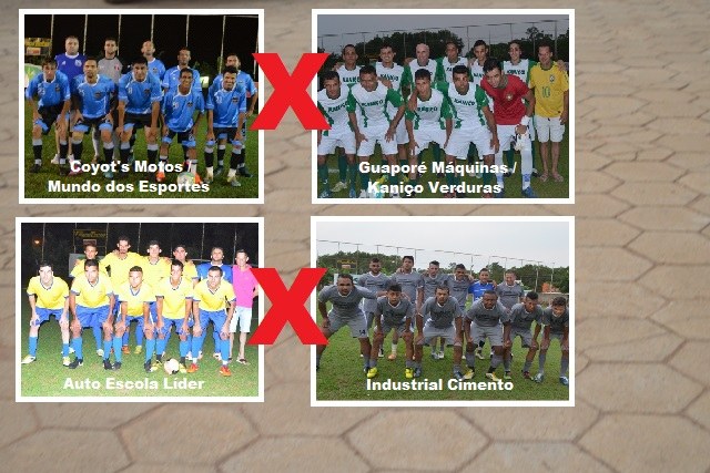 Definidos os semifinalistas da Categoria Livre da Taça Aciv 2014