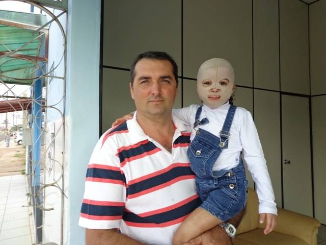 Vilhenense agradece participações na ação entre amigos pela saúde da filha 