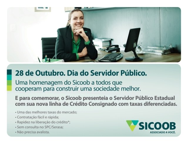 Sicoob/Credisul oferece Crédito Consignado a servidores públicos do Estado 