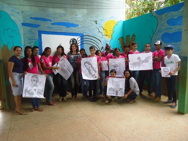 Com aulas criativas, professora revela dons artísticos de alunos em Cerejeiras