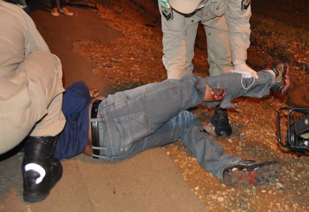 Ciclista á atropelado por colega de trabalho na saída de frigorífico em Vilhena