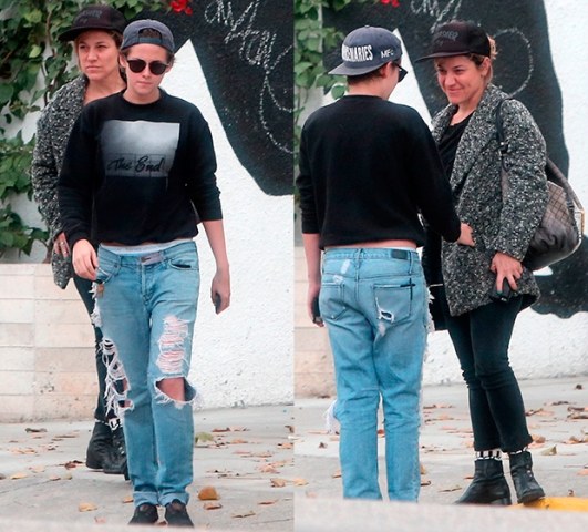 Kristen Stewart é flagrada em momento de afeto com assistente, mas nega affair