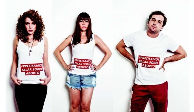 Leandra Leal e diversos famosos aderem campanha sobre aborto