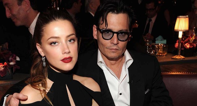 Johnny Depp e Amber Heard estariam em crise no noivado