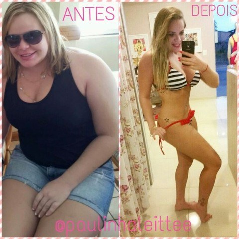 Ela não para! Após perder 40 quilos, Paulinha posa com barriga seca