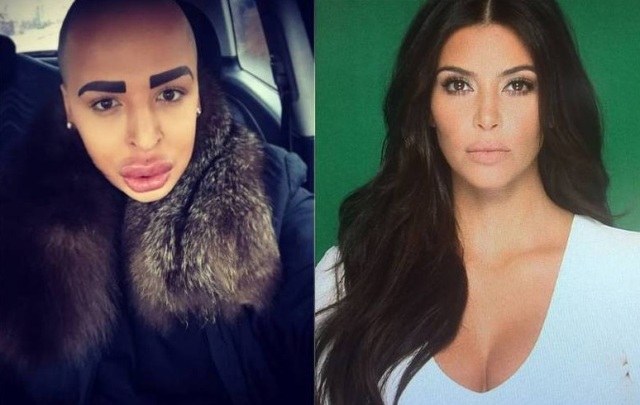 Homem gasta mais de R$ 420 mil para ficar parecido com Kim Kardashian