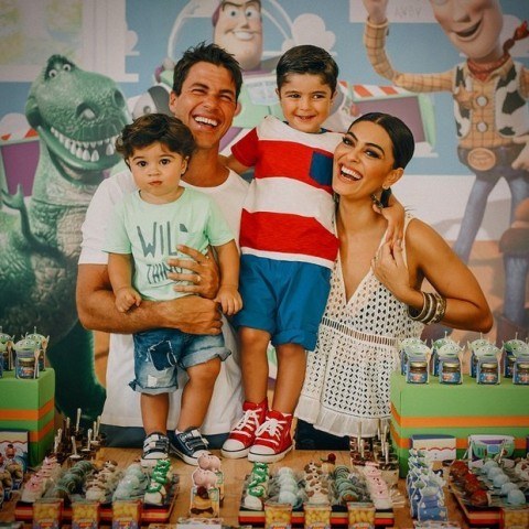 Juliana Paes comemora aniversário de 4 anos do filho mais velho 