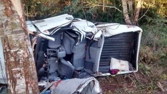 Acidente na BR 364 a 40 km de Vilhena deixa dois irmãos mortos e um ferido