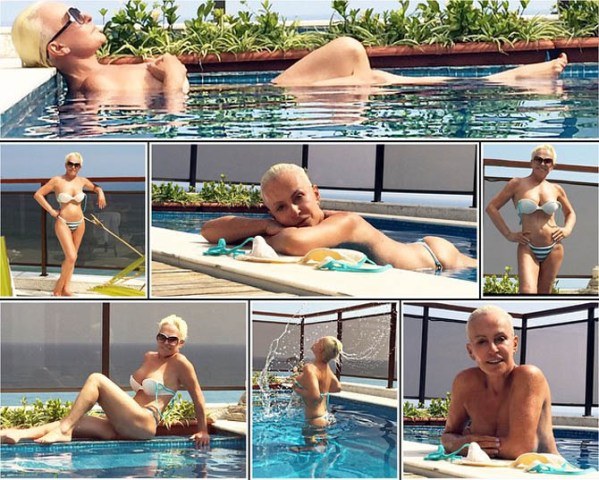 Ana Maria Braga causa alvoroço ao posar de topless
