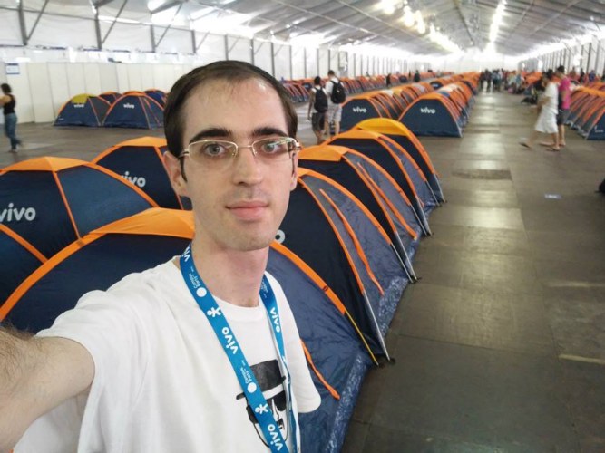 Estudante de Colorado participa de badalado evento de tecnologia em São Paulo