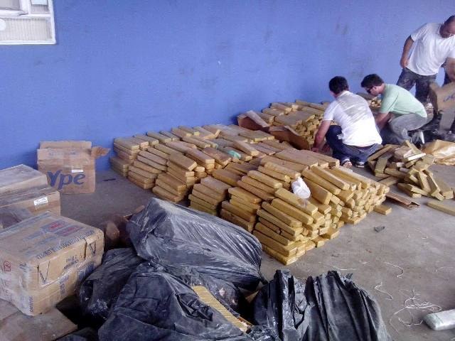 Uma tonelada de maconha que ia para Porto Velho é apreendida em Vilhena