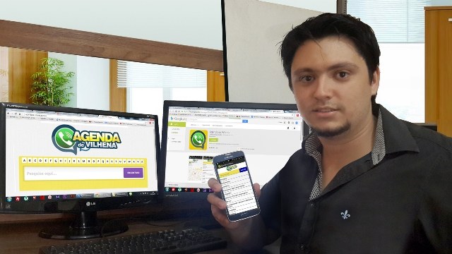 Vilhenense revoluciona tecnologia e lança agenda telefônica para celulares 