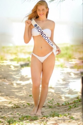 Modelo de Colorado do Oeste disputa concurso internacional de beleza no Caribe