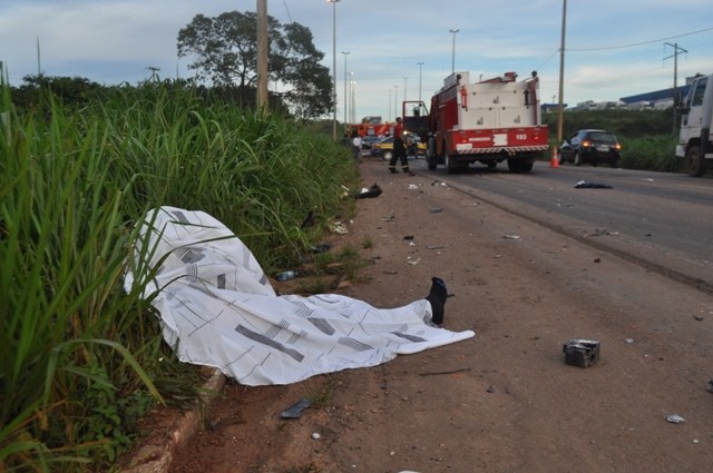 Acidente na BR 364 próximo ao frigorífico deixa duas vítimas fatais em Vilhena