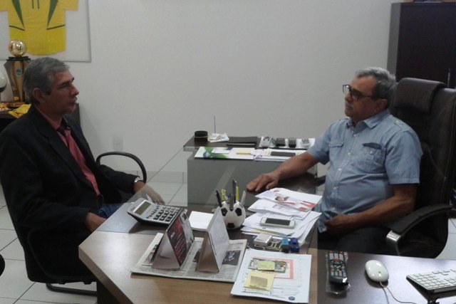 Em encontro na sede da FFER, Heitor Costa e Rodnei Paes falam sobre parcerias