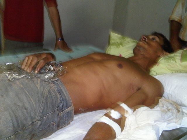 TOURO PISOTEIA PEÃO DURANTE TREINO EM PIMENTEIRAS