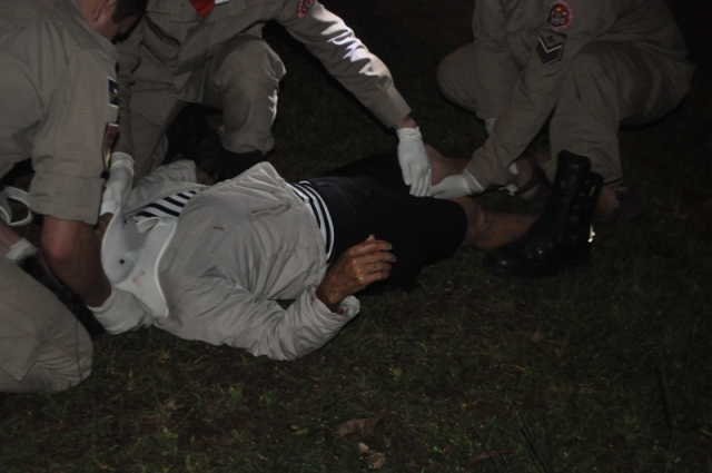Mulher de 49 anos fica ferida em acidente no Jardim América em Vilhena